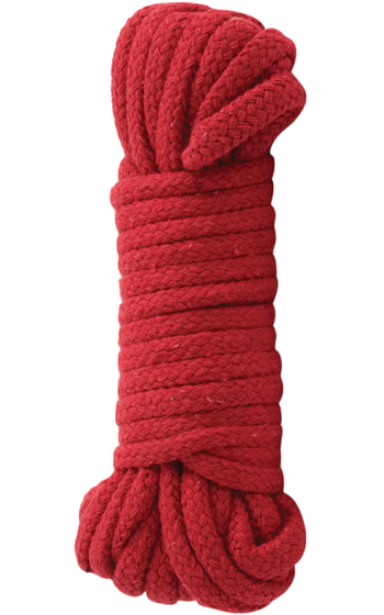 Japanese Cotton Rope 10 m Röd