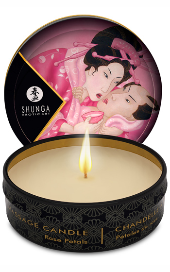 Shunga Massage Candle Rose 30 ml