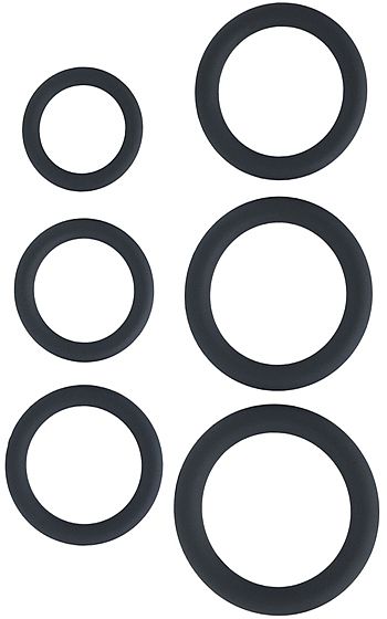 Silicone Ring Set 6-pack