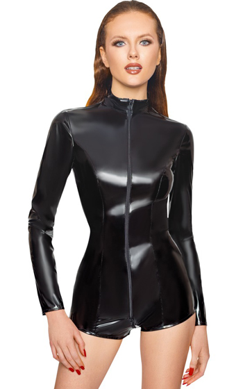 Vinyl Jumpsuit Small